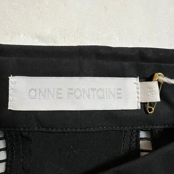 Anne Fontaine Marika Short Sleeve Button Up Shirt Size 40 (6-8) NEW Minimalist - Picture 6 of 10